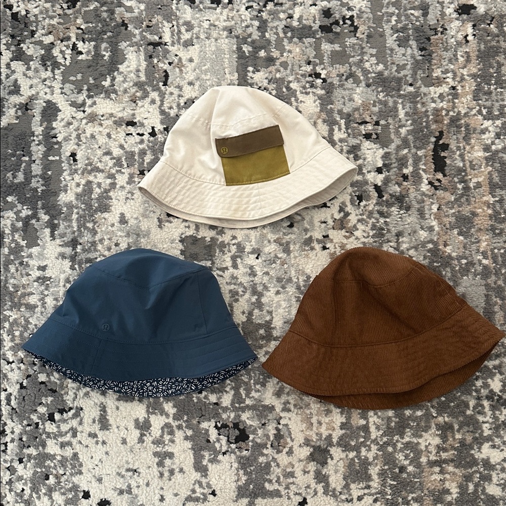 Bundle of Lululemon bucket hats